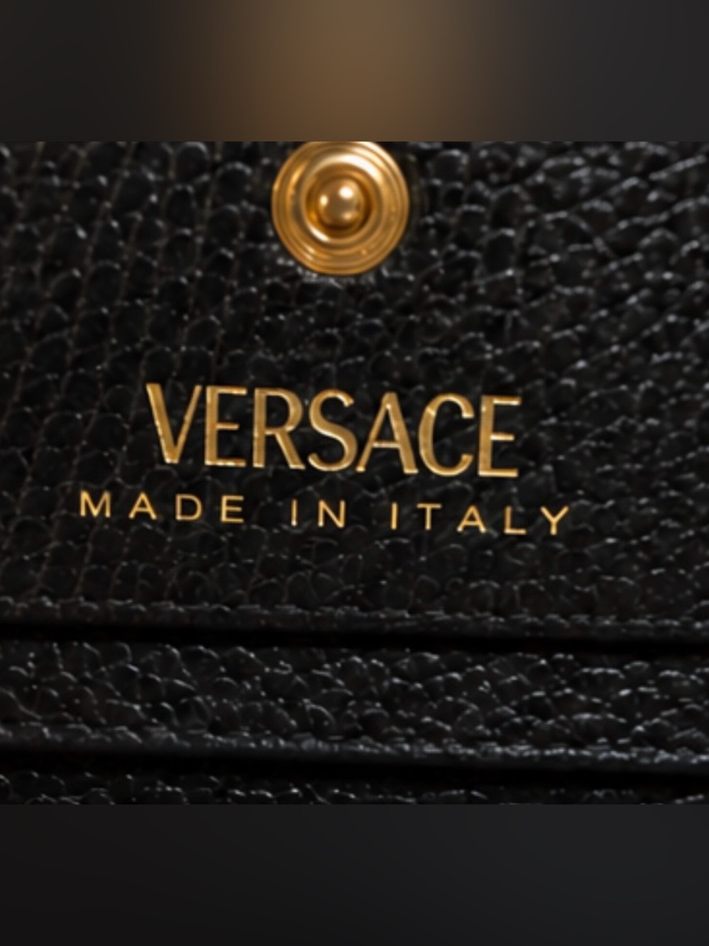 Versace La Medusa Python Print Compact Wallet NWTS Full Inclusion - Picture 5 of 7